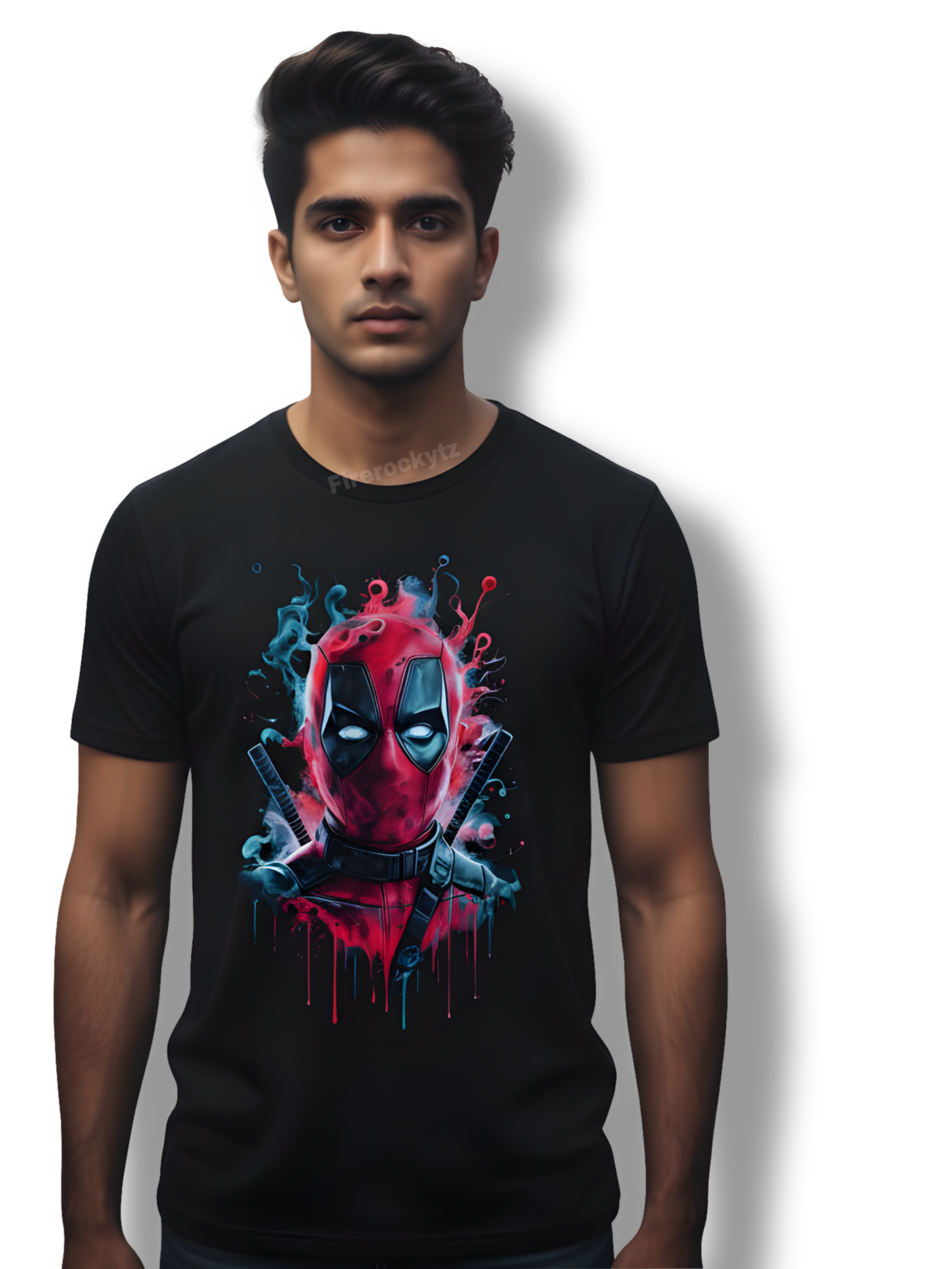 Deadpool Paint Splash Graphic