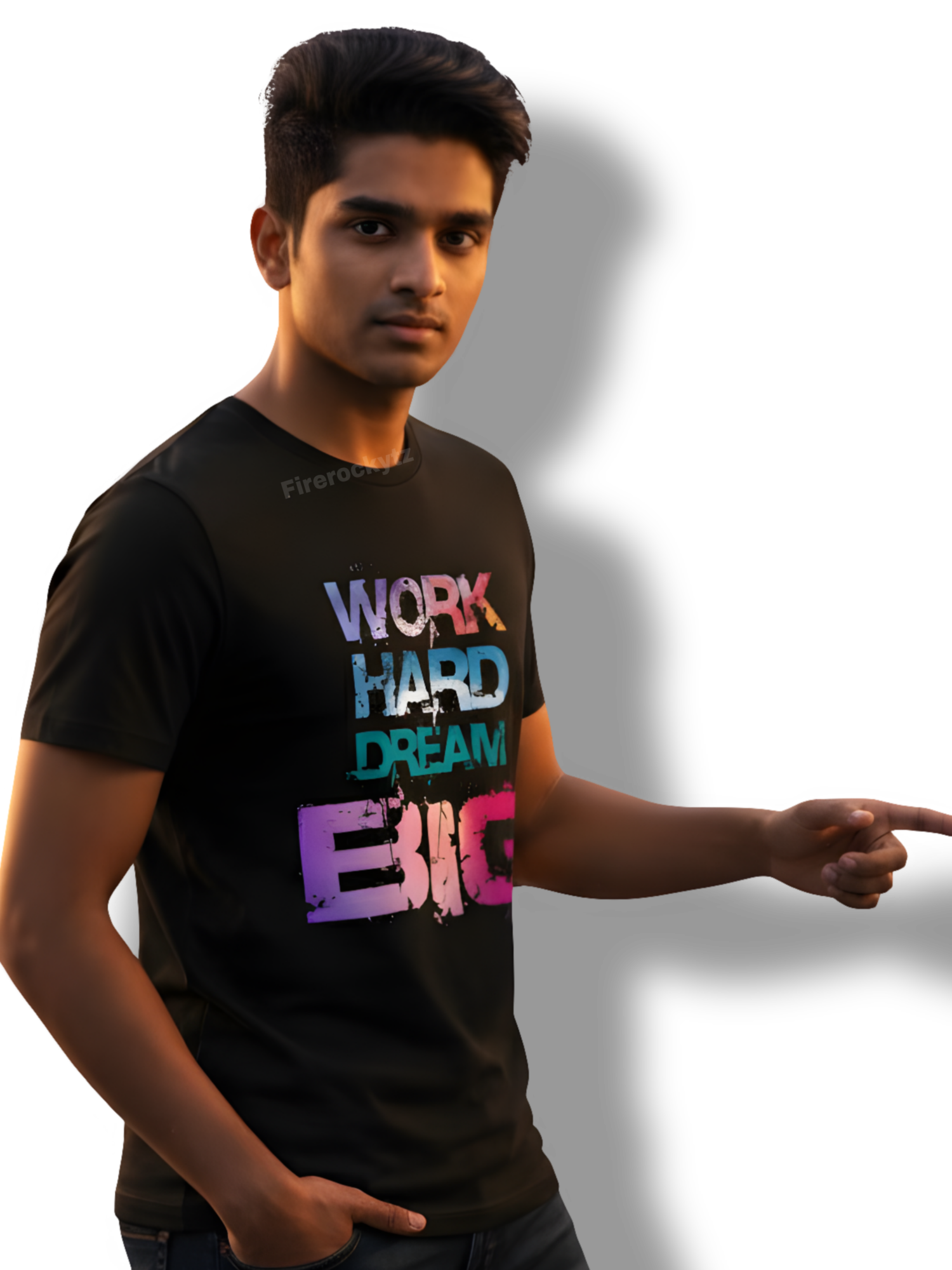 Work Hard Dream Big Graphic T-Shirt