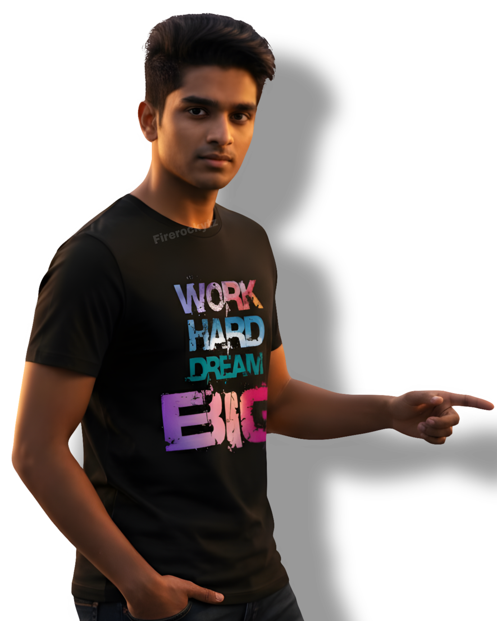 Work Hard Dream Big Graphic T-Shirt
