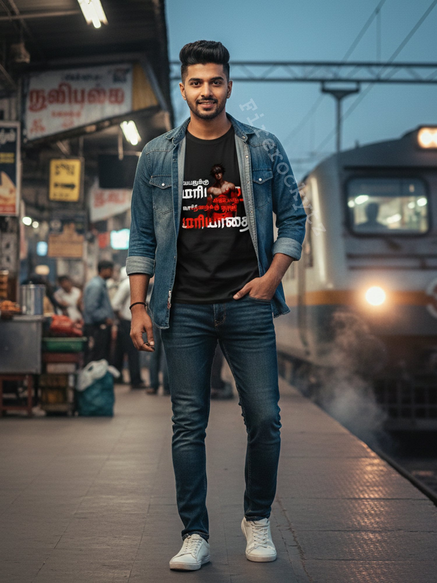 "Warning" Tamil Graphic