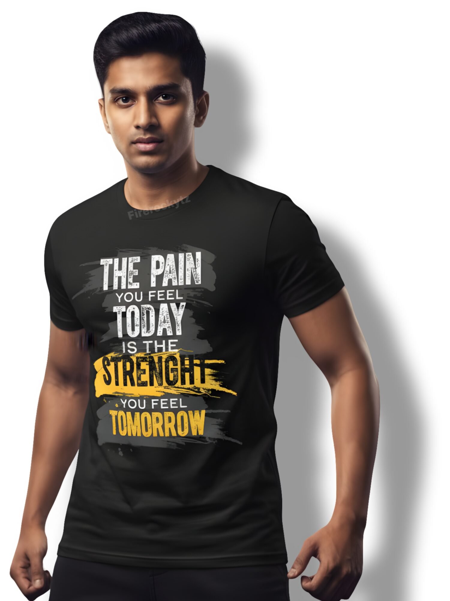 Men’s Motivational Black T-Shirt